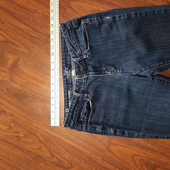 Ann Taylor Loft Womens Jeans Size 6 Petite Modern Straight Denim - Picture 4 of 15